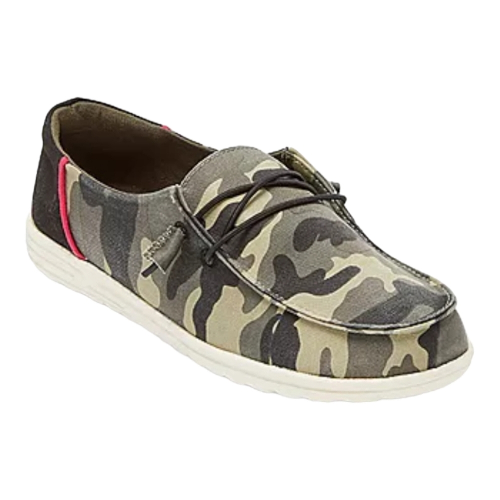 Arizona Jean Co. Womens Flipa Slip-On Shoe, Camo,Size 9